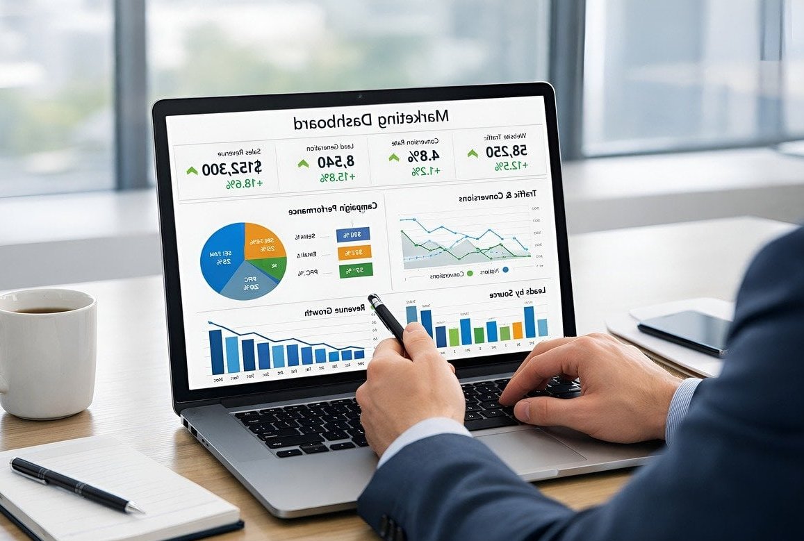 google ads dashboard laptop